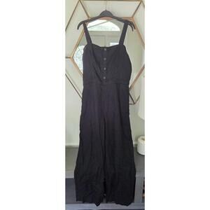 Abercrombie & Fitch Black Lyocell Jumpsuit, size XL